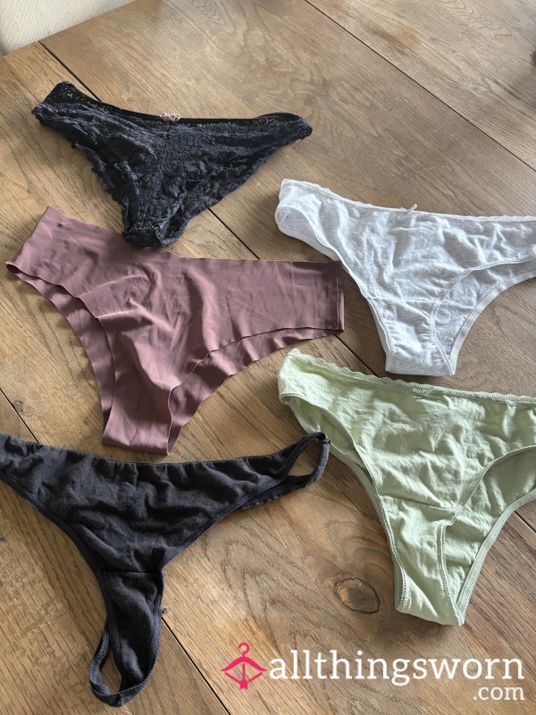 Worn Panties/Thongs Of Your Choice