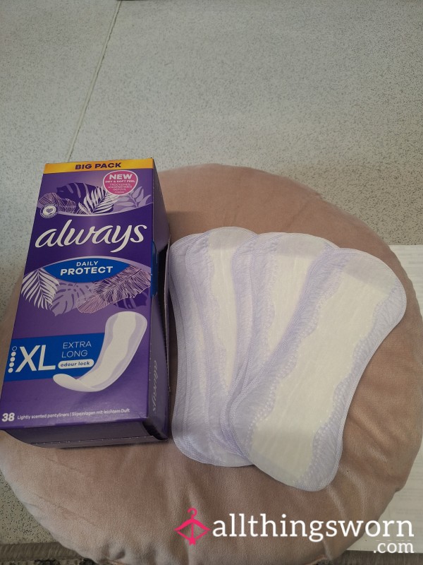Worn Panty Liners