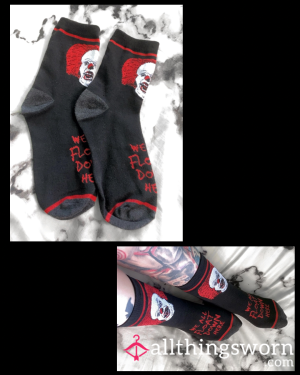 Worn Pennywise Socks 🤡🖤