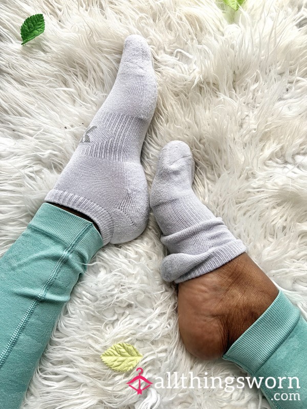 Worn Pilates Socks