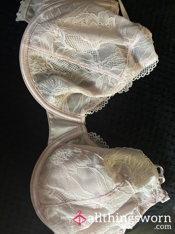 Worn Pink Bra