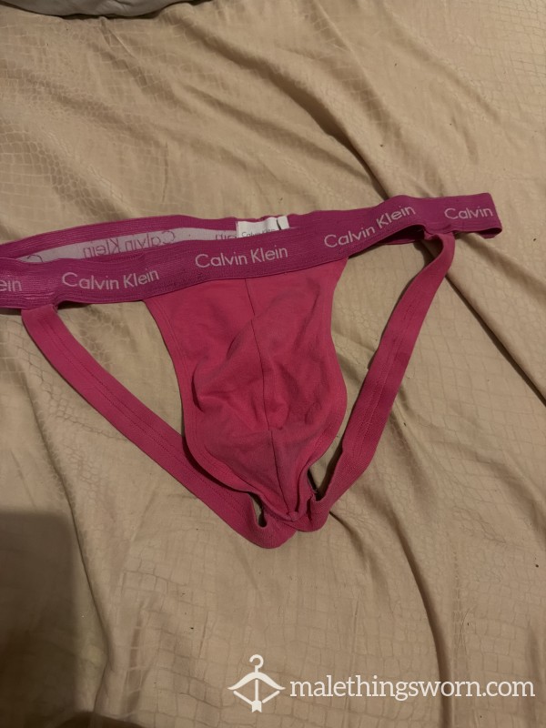 Worn Pink Calvin Klein Jocksrap