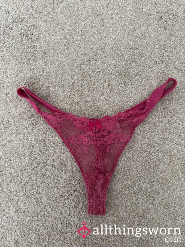 Worn Pink Panties 3 Days