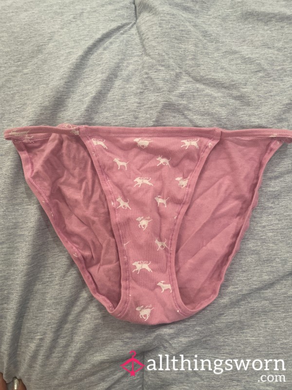 Worn Pink Panties