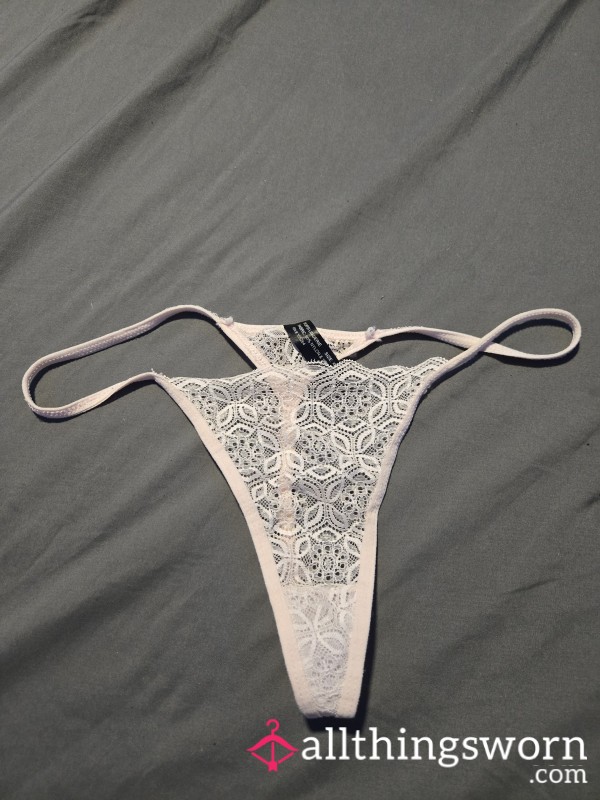 Worn Pink Thong