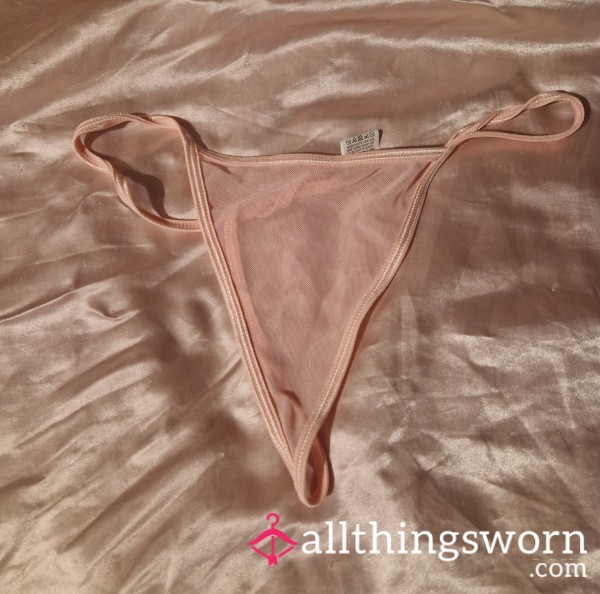 Worn Pink Thong / G-string