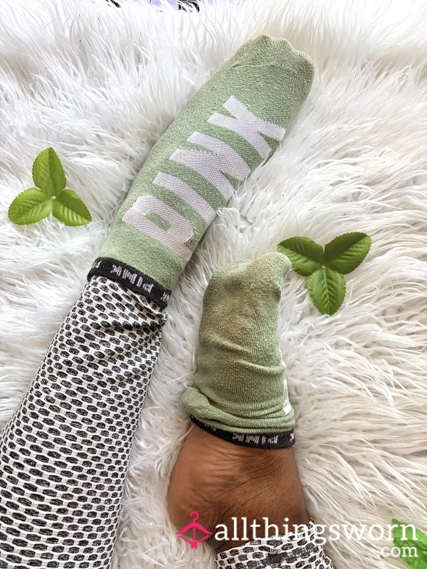 Worn PINK Victoria’s Secret Socks