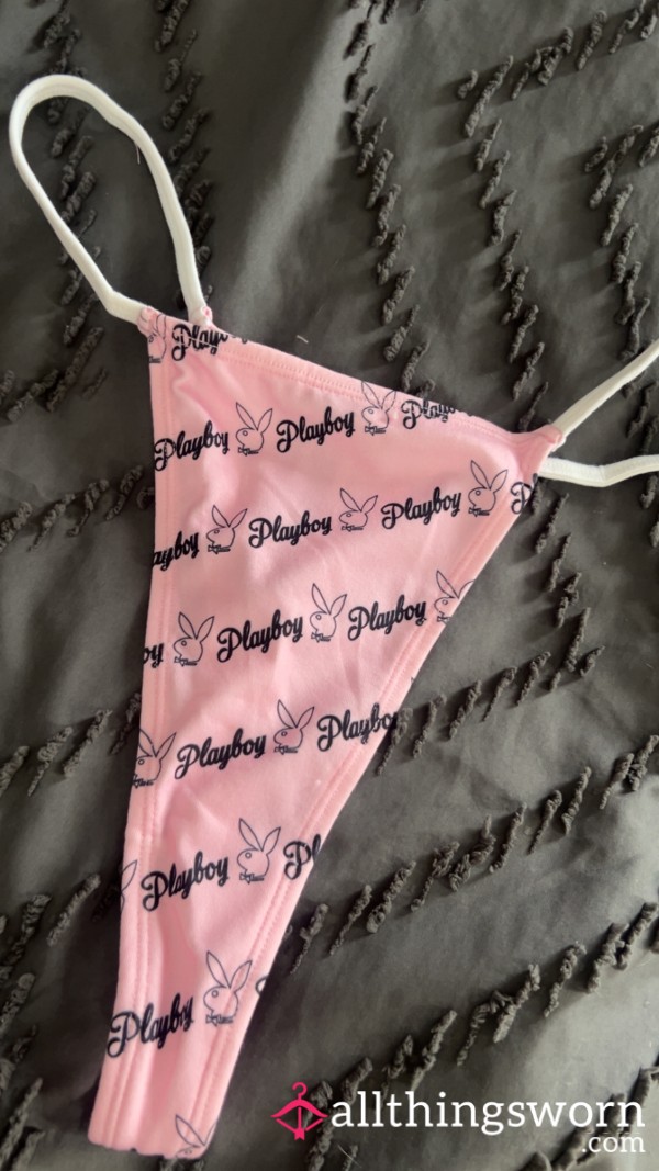 Worn Playboy Thong 💖