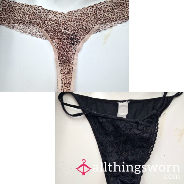Worn Pnties And Thongs