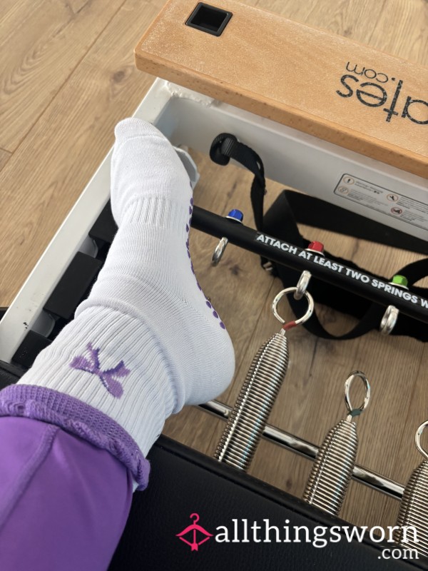 Worn Pretty Small Feet Sweaty Pilates Socks