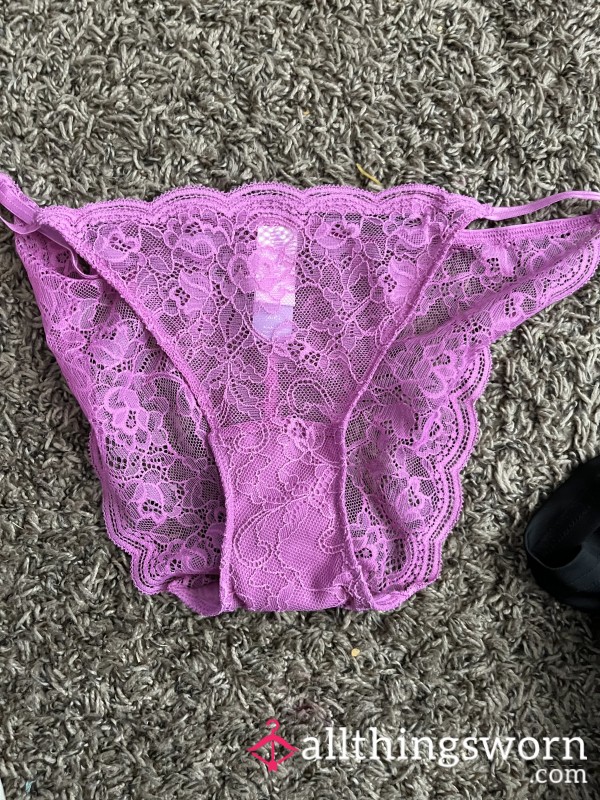 Worn Purple Panties