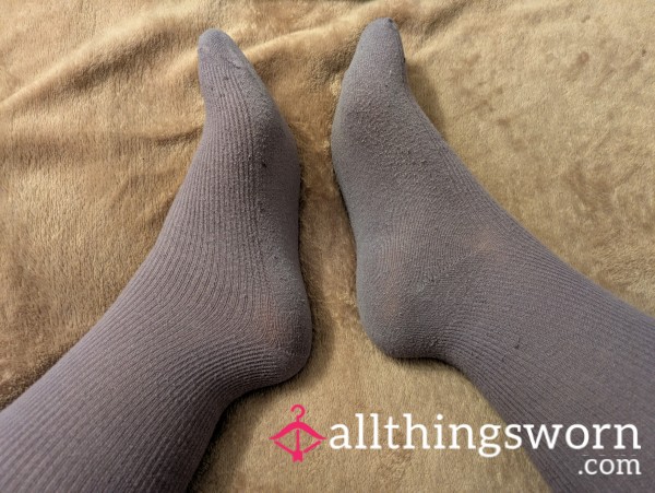 Worn Purple Socks - 24 Hours Wear Included In Price