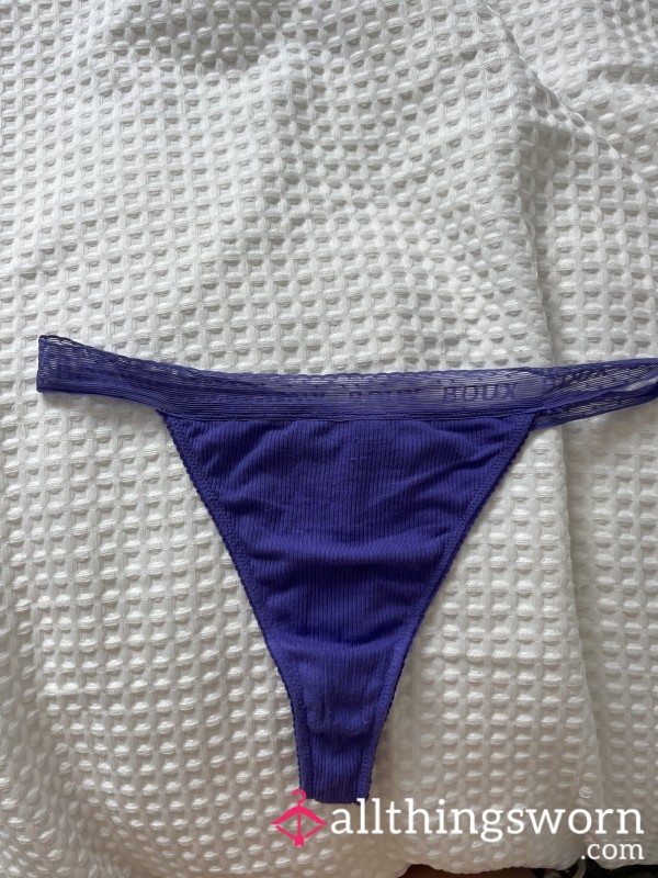 Worn Purple Thong