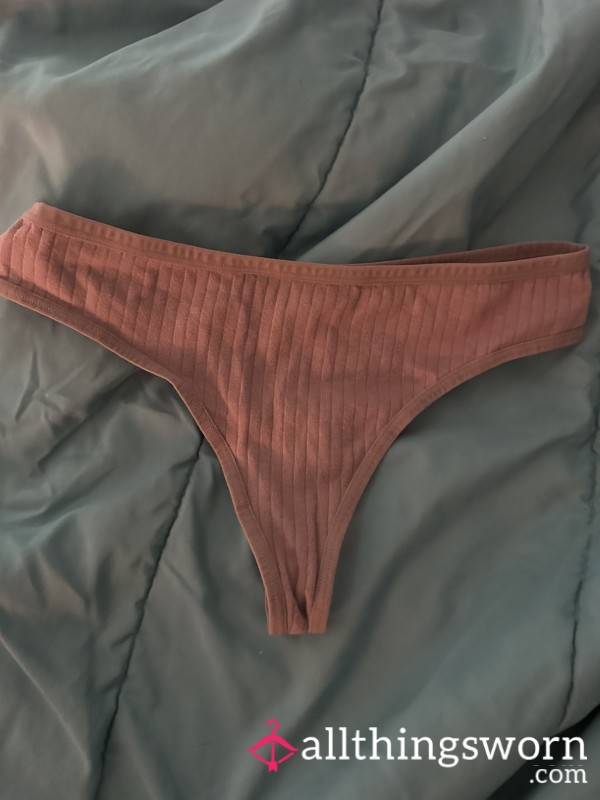 Worn Purple Thong