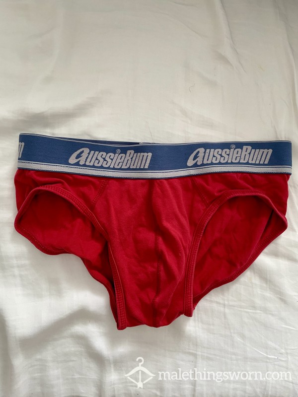 Worn Red Brief