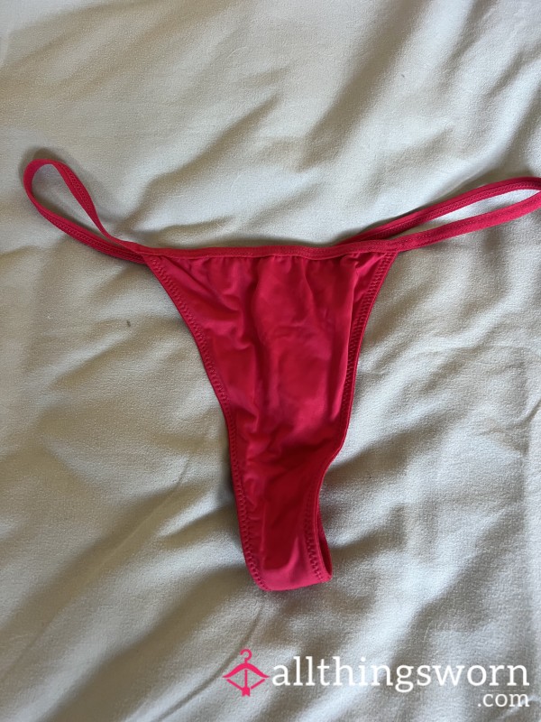 WORN Red G-string
