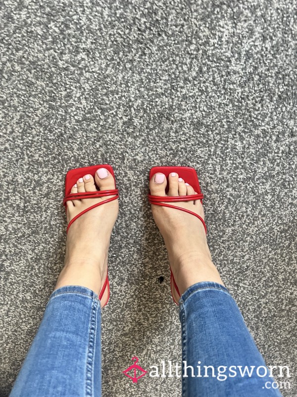 Worn Red Heels