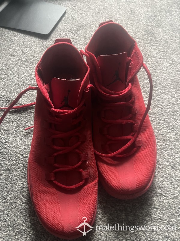 Worn Red Jordans, Occasional Wear (Since 2018)