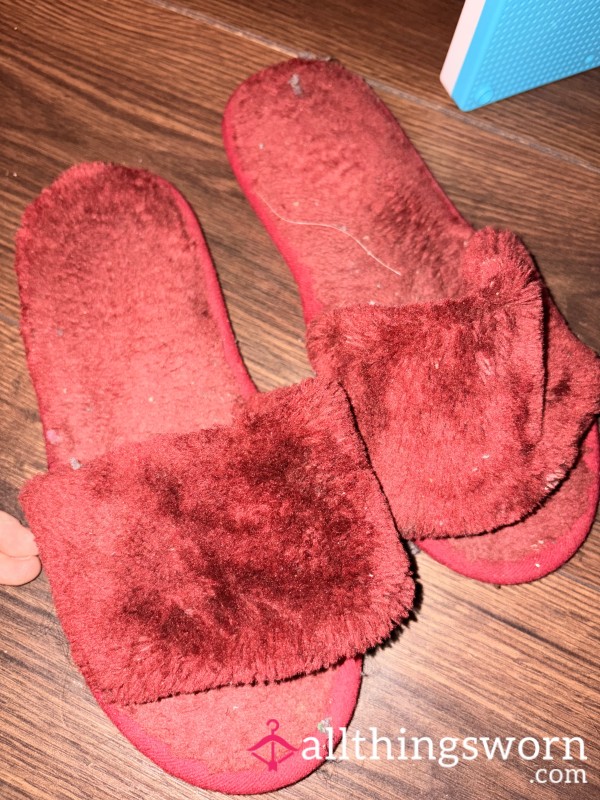 Worn Red Slippers ❤️