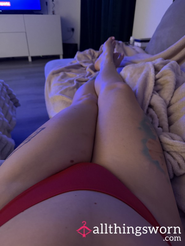 ❤️ Worn Red Thong ❤️