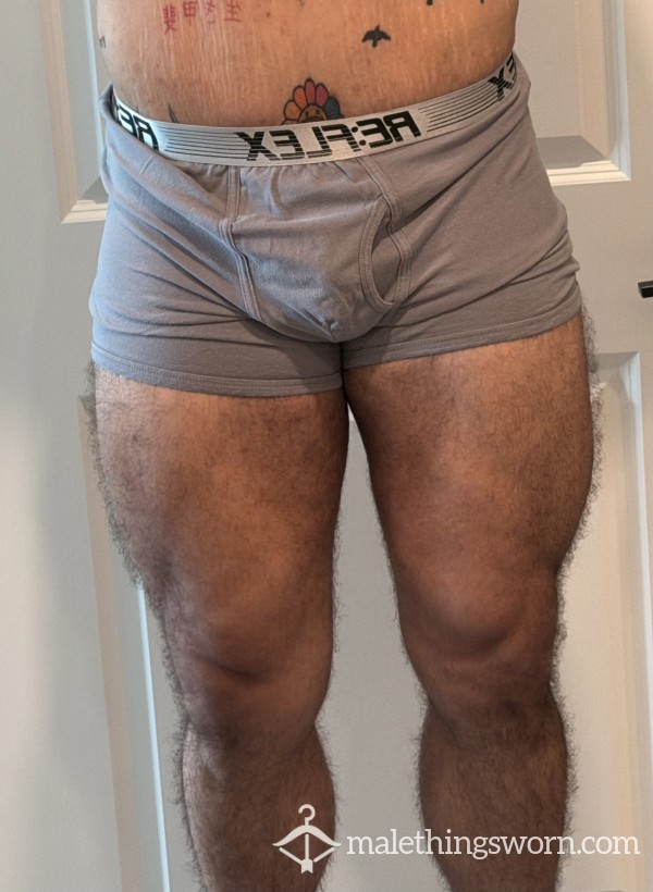 Worn Reflex Sport Boxer Briefs - Grey Gym Staple