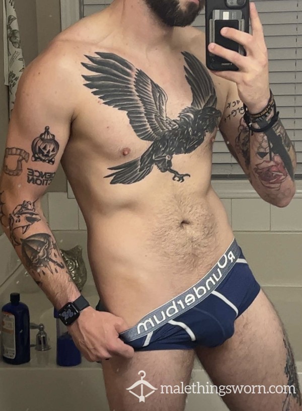 Worn Rounderb*m Trunks Size L (Black Or Blue)