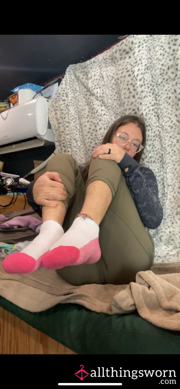 Worn Running Socks