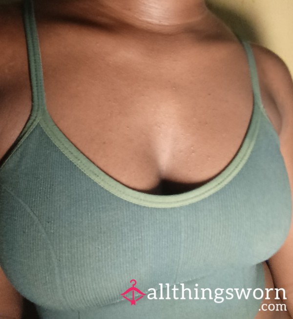 Worn Sage Green Bralette - Multiple Wears