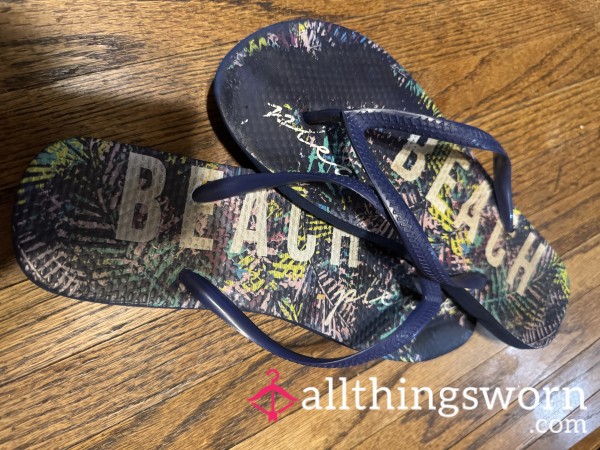 Worn Sandals With Summer Smell