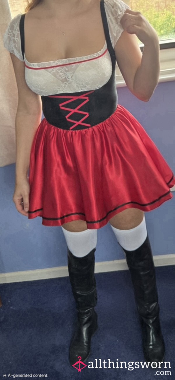 Worn Serving Wench Costume
