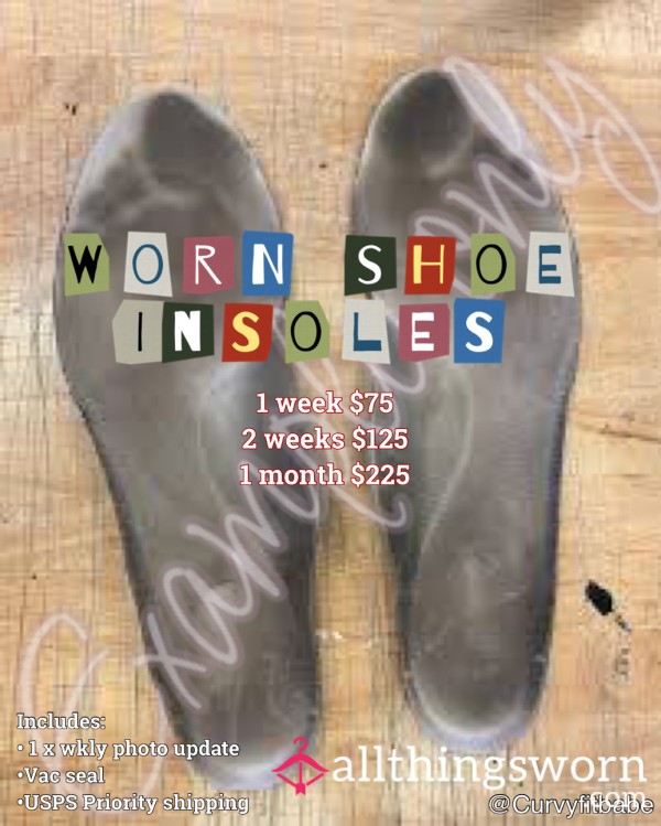 Worn Shoe Insoles