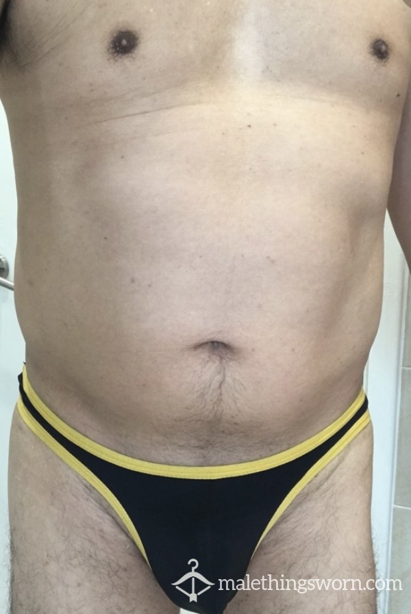 Worn Silky Thing With Prec*m Staines