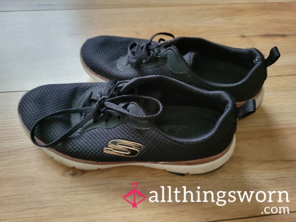 Worn Skechers Shoes