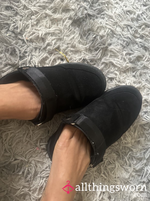 Worn Slip On Flats