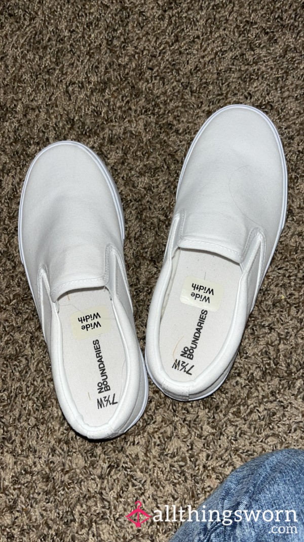 Worn Slip Ons