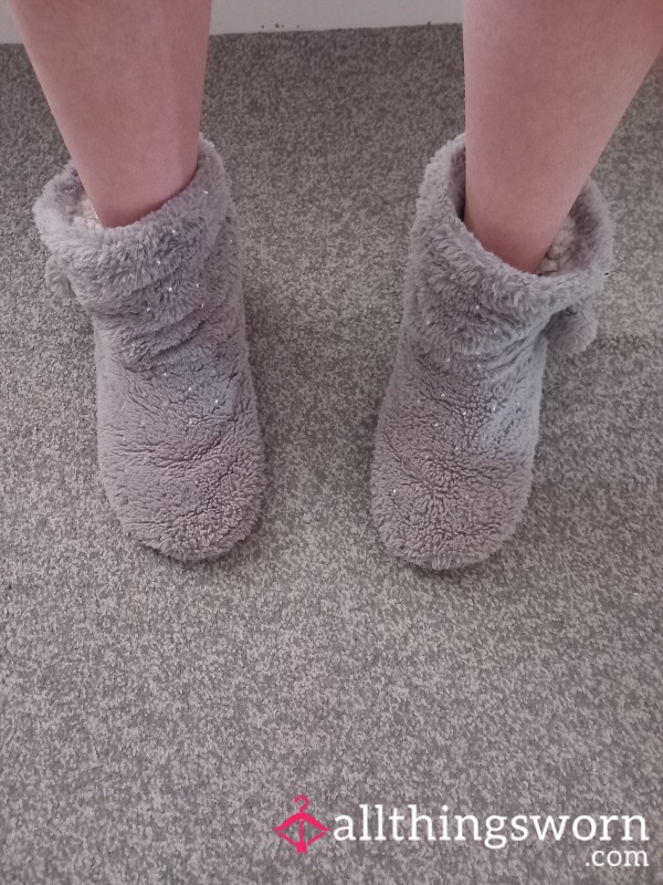 Worn Slippers In This Sweltering Sun!