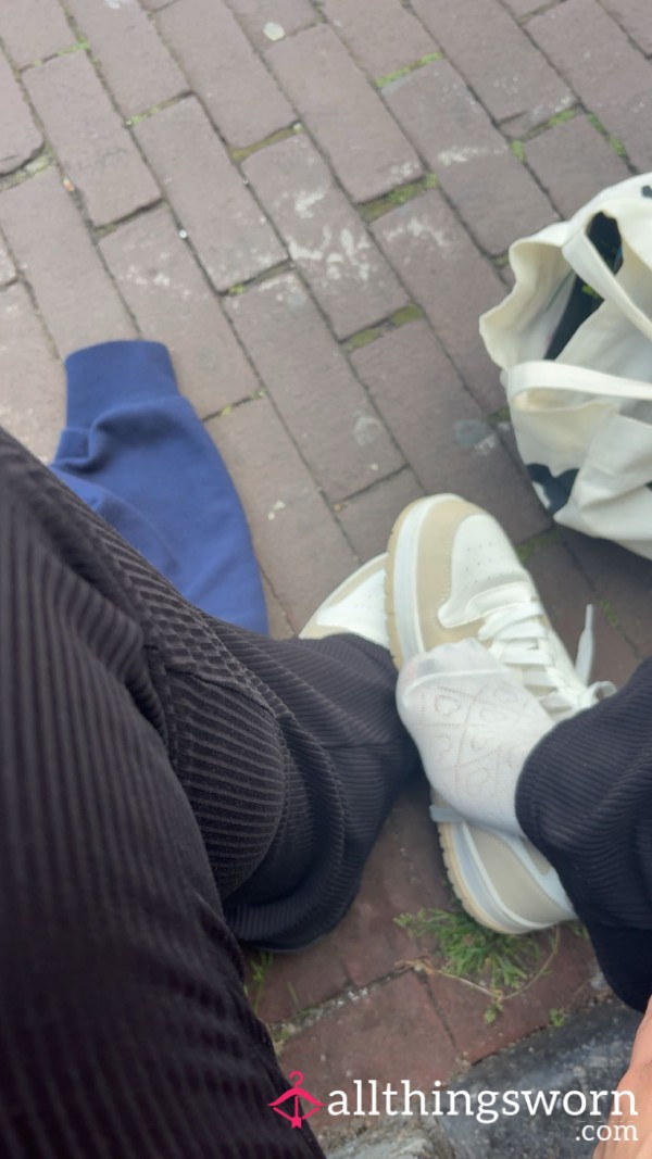 Worn Small White Socks