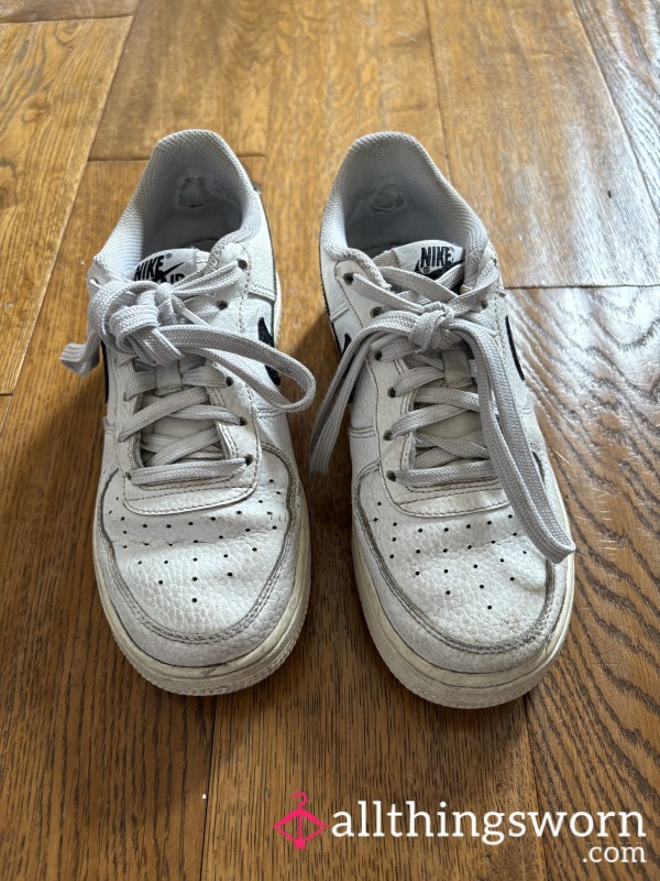 Worn Smelly Airforces Size 3 UK