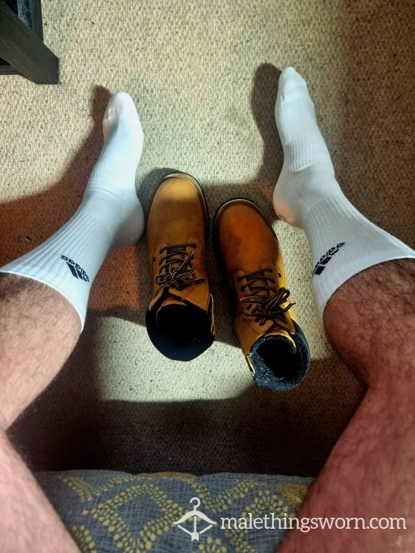 Worn Smelly Boots (with Socks 😈🧦)