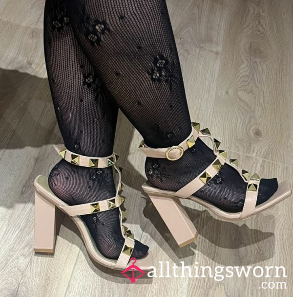 Worn Smelly High Heels Size 5 (postage Included)