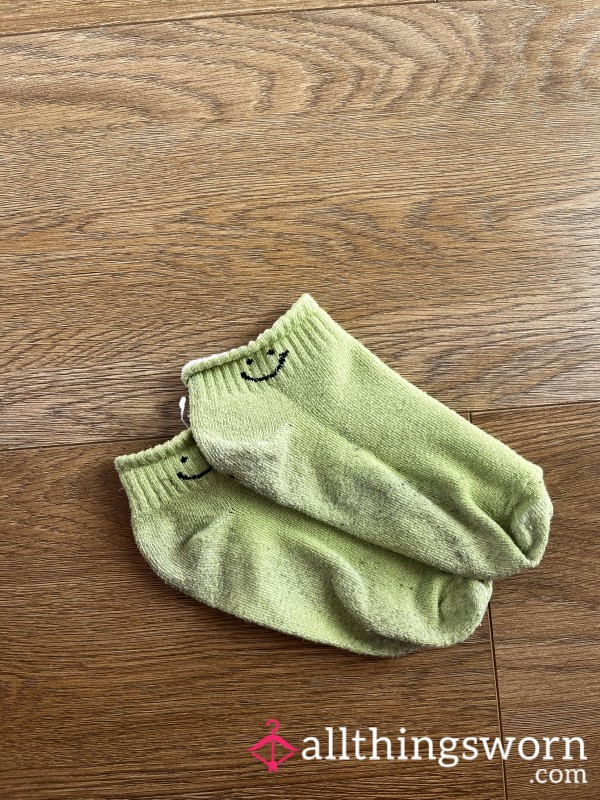 Worn Ankle Socks