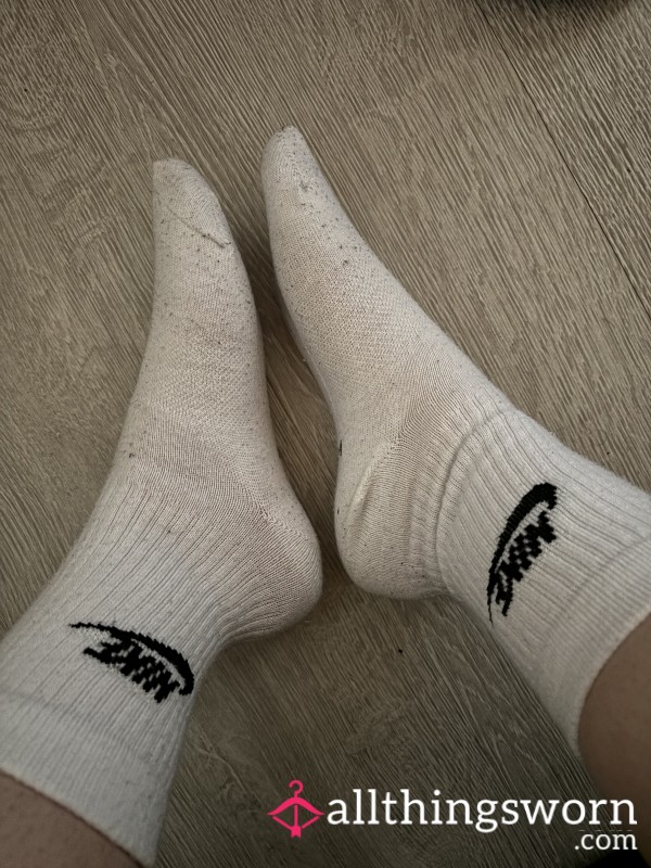 Worn Socks, 24 Hours. All Day At Work.