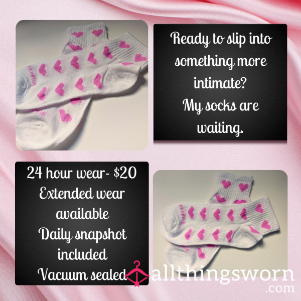 Worn Socks – 24hr, 48hr, 72hr & 7 Day Wear | Authentic Scent, Vacuum Sealed & Discreet