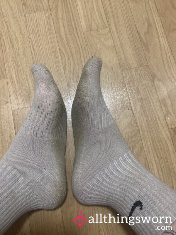 Well-worn Brown Nike Socks 🧦 72 Hour Wear (Custom Options)