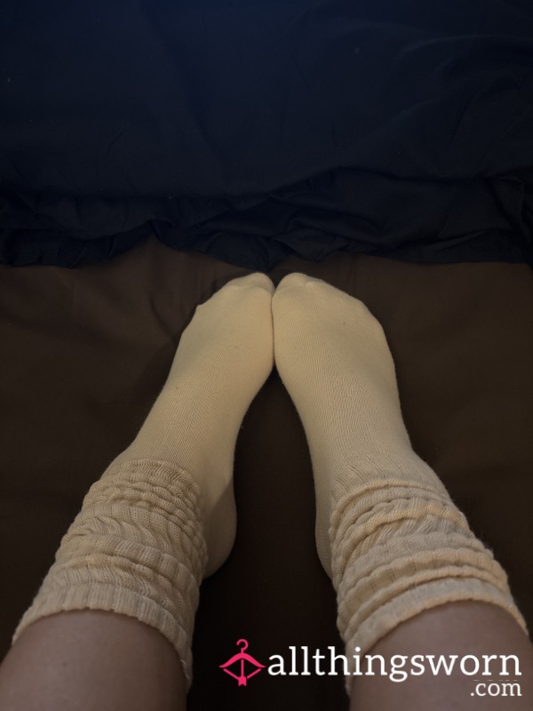 Worn Socks From 21 Year Old College Blonde