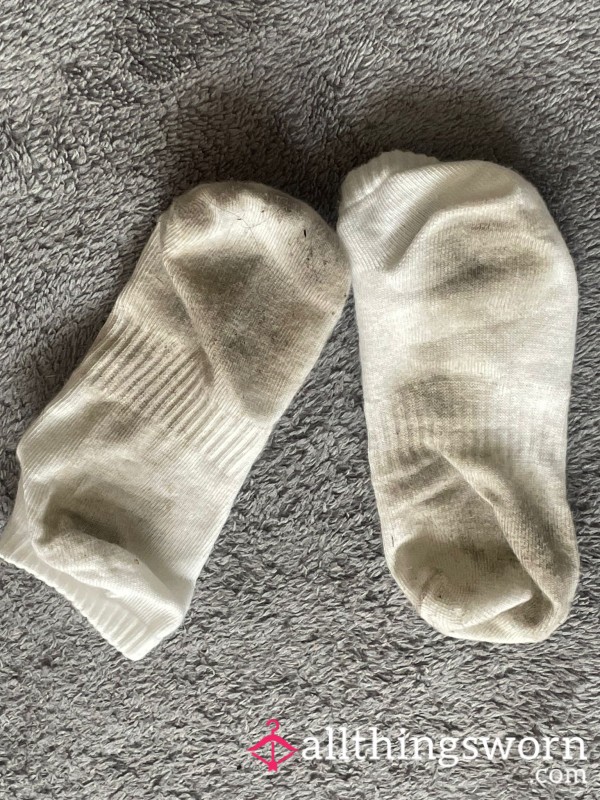 Worn Socks From A Full Working Day Clean