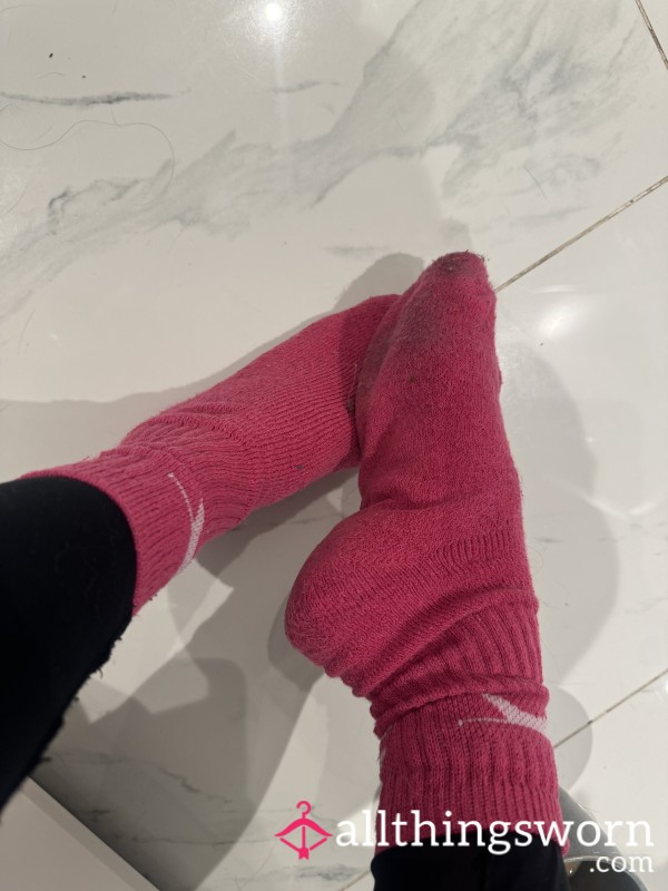 Worn Socks, Pink To Make The Boys Wink🌸💕💗
