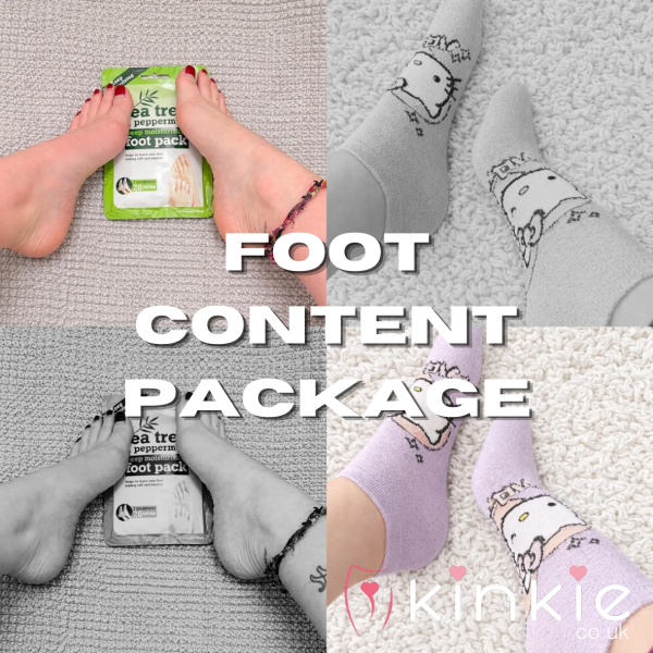 Worn Socks & Used Foot Mask Bundle