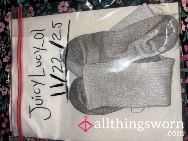 Worn Socks (Worn All Day, Work & Gym 💦)