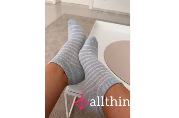 🔥 Worn Socks🔥Tiny Holes! Worn For A Very Long Time.